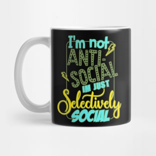 Selectively Social Mug